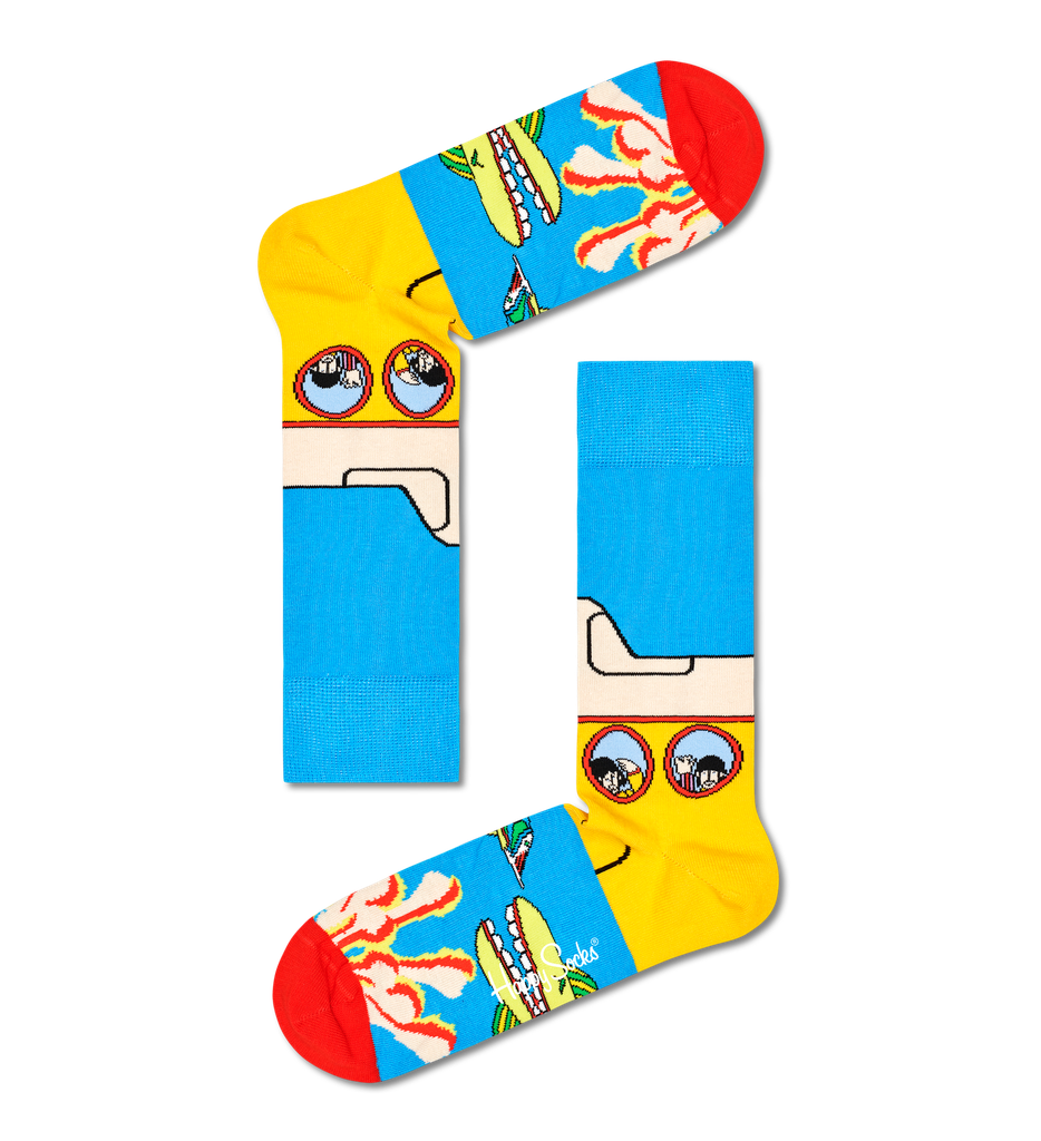 Beatles Yellow Submarine Sock