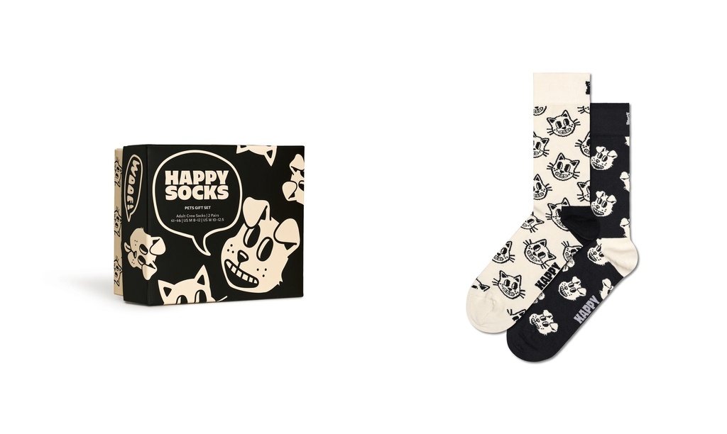 2 Pack Pets Socks Gift Set