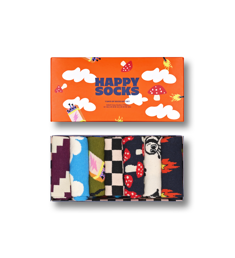 7-Pack A Wild Week Socks Gift Set