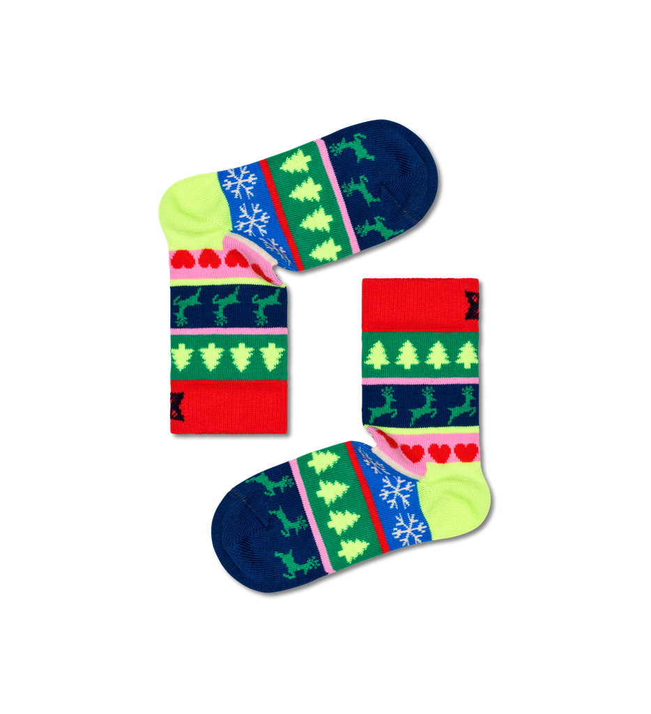 Kids Christmas Stripe Sock