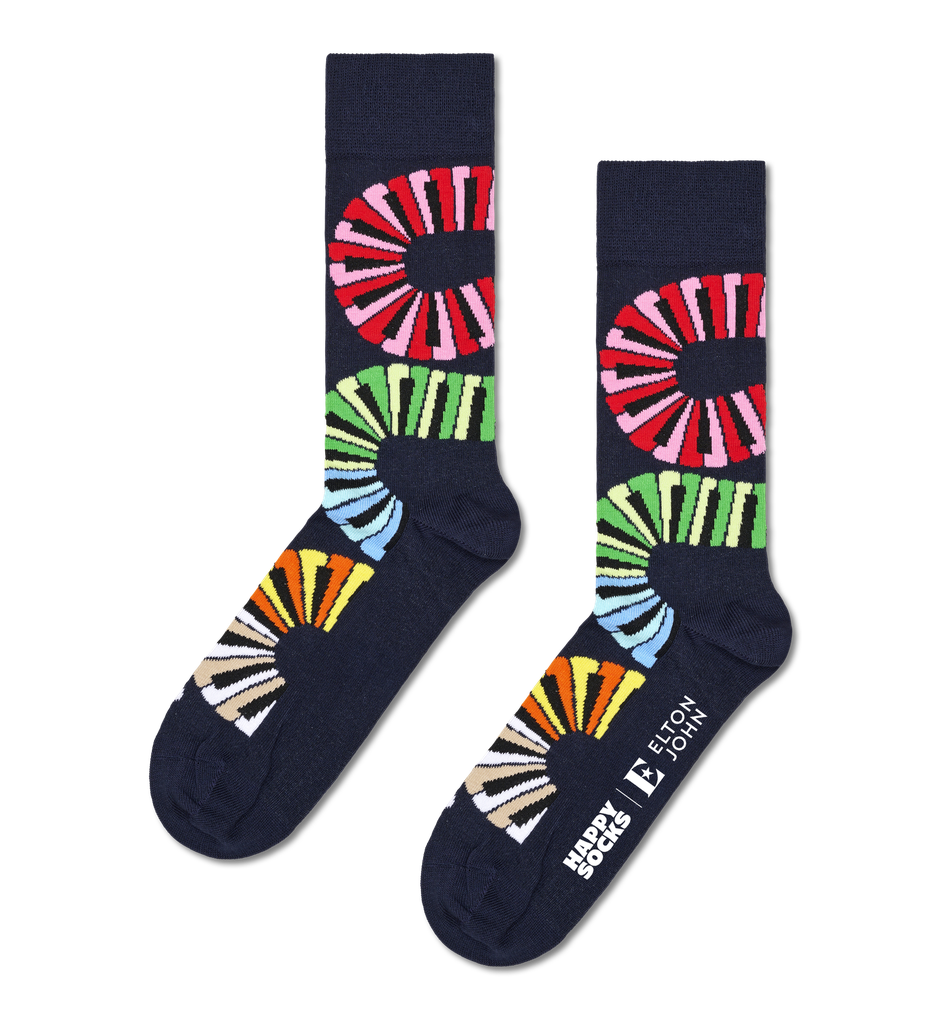 Piano Notes Sock