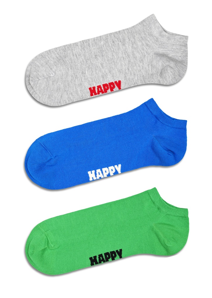 3-Pack Solid Low Socks