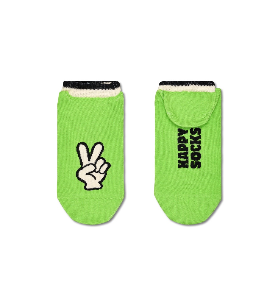 Peace Sign No Show Sock