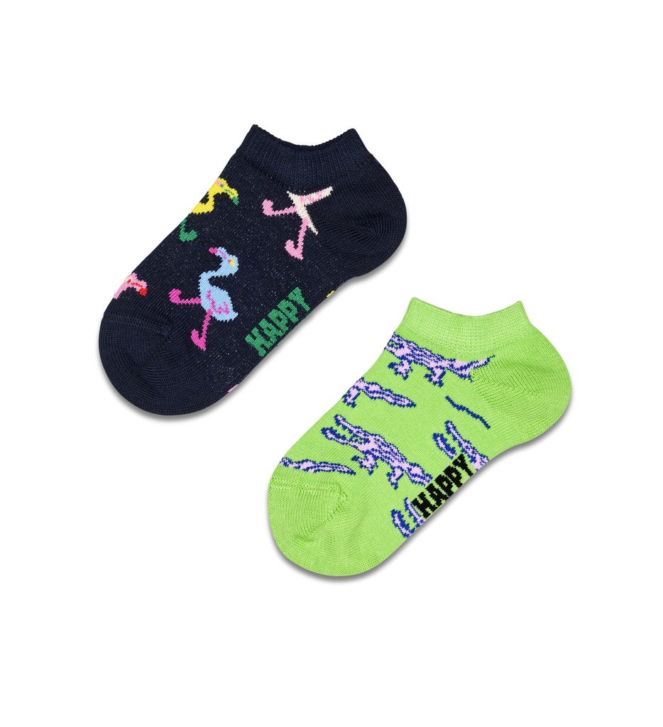 Kids 2-Pack Animals Low Socks