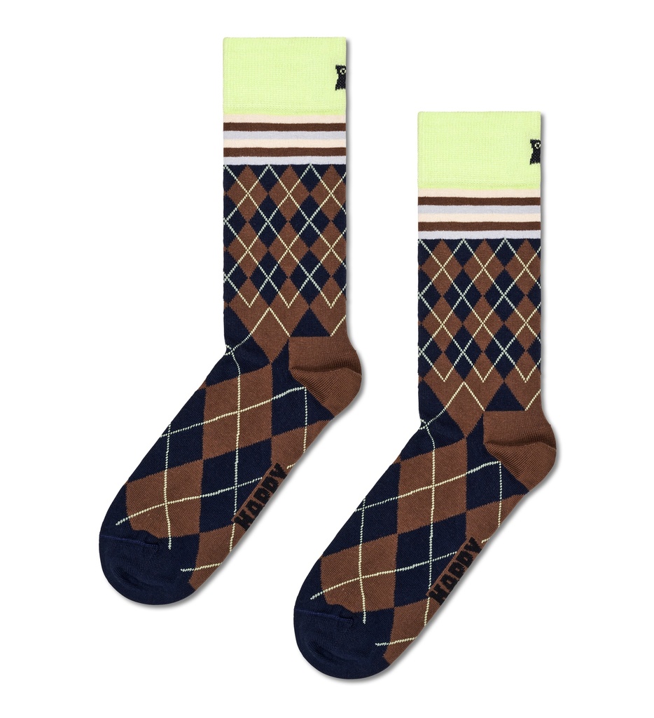 Mixed Argyle Sock