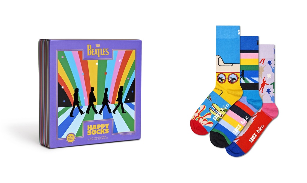 Beatles 3-Pack Socks Gift Set