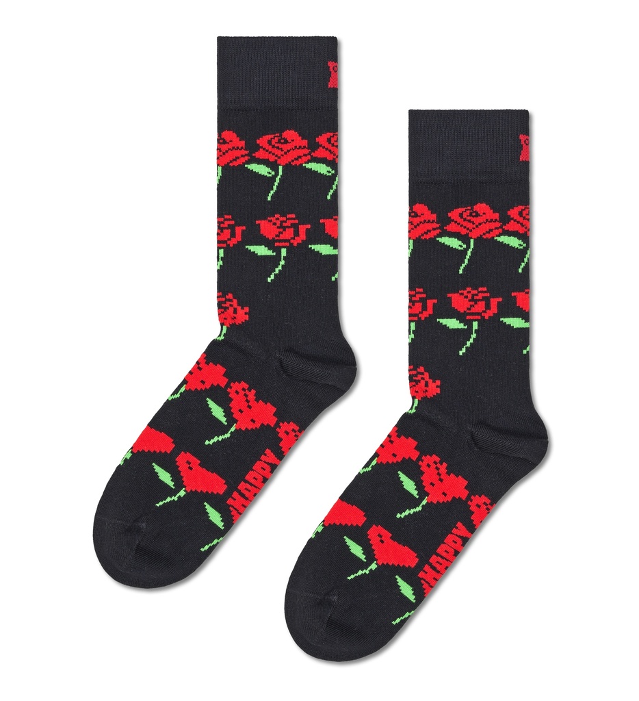 Rose Hearts Sock