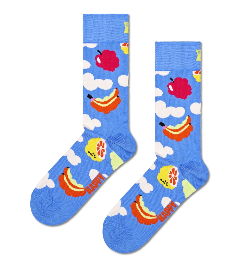 Cloudy Fruit Sock