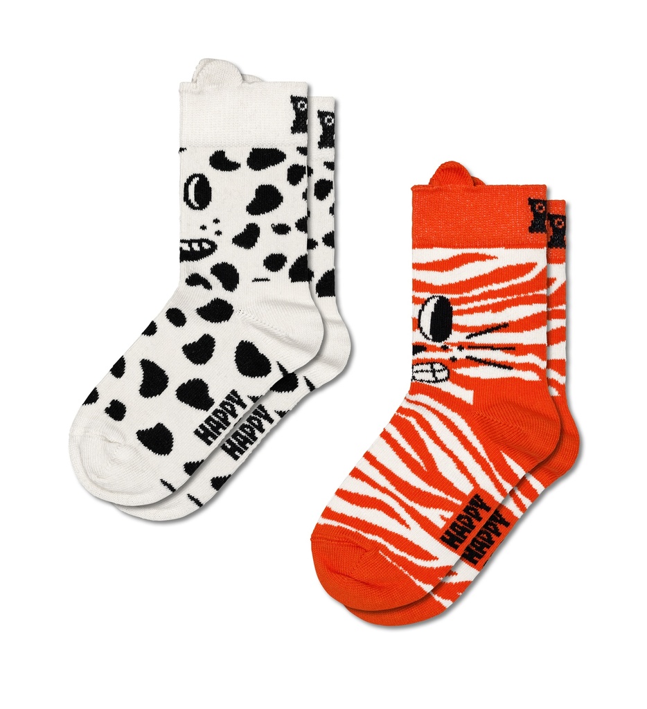 Kids 2-Pack Cat &amp; Dog Socks