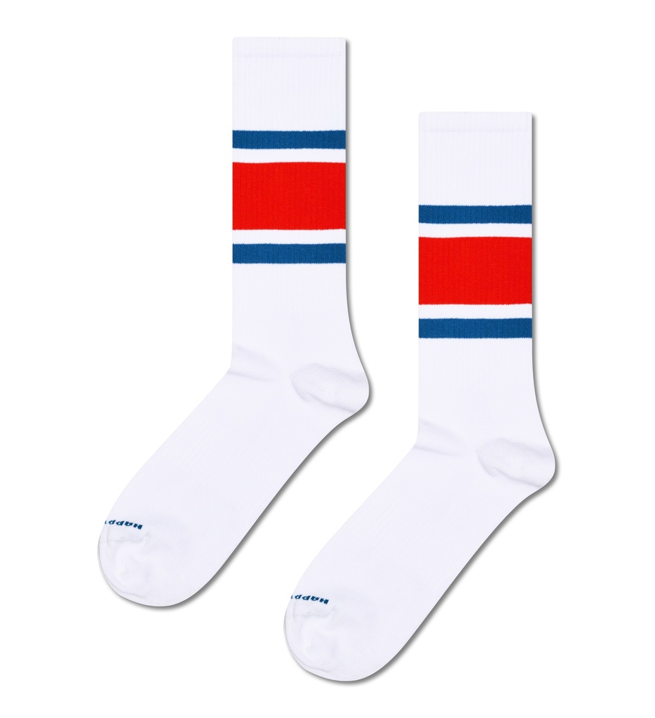 Simple Stripe Sneaker Sock