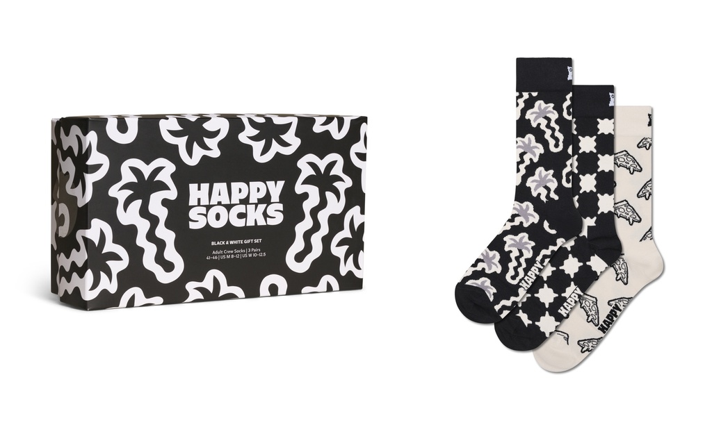 3-Pack Black And White Gift Set