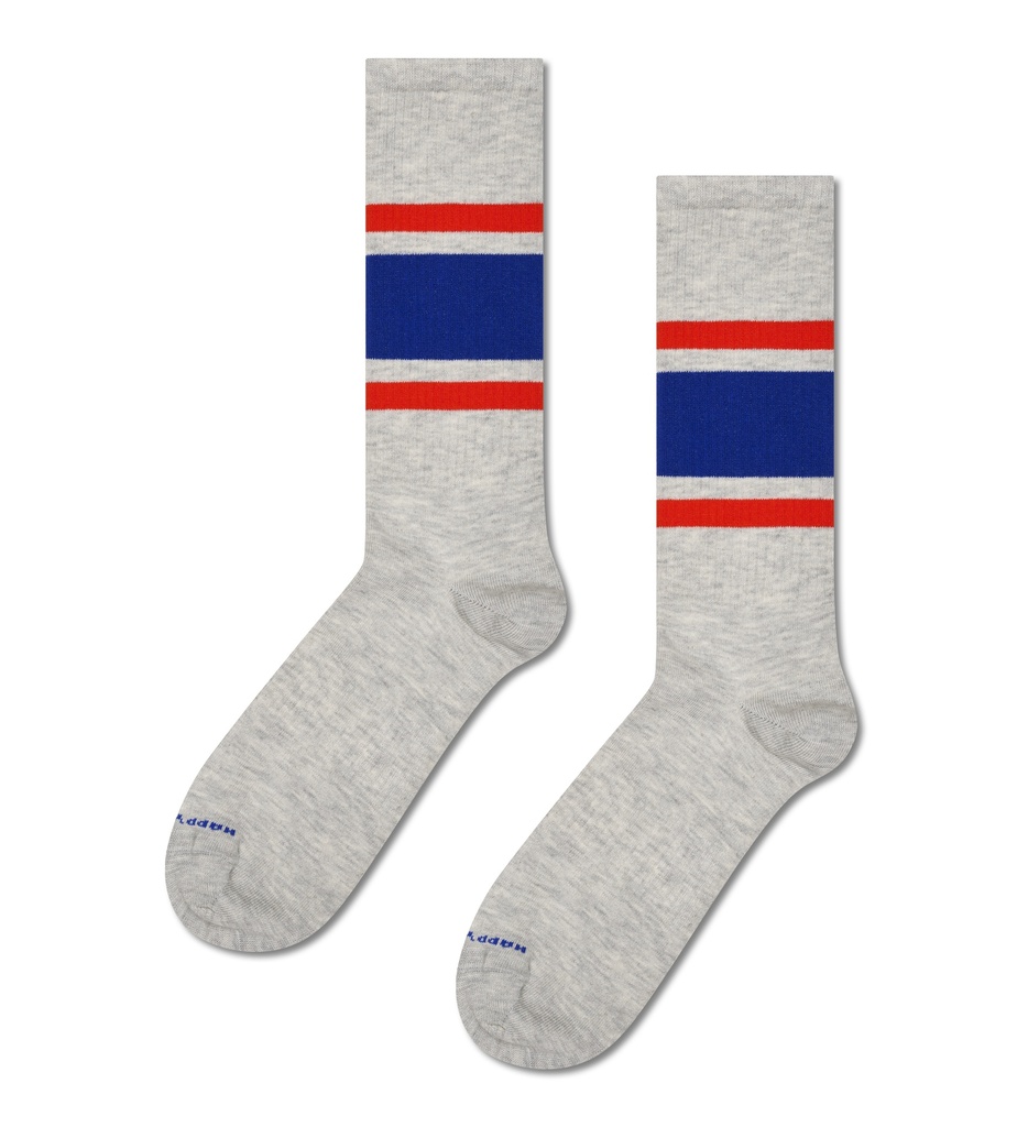 Simple Stripe Sneaker Sock