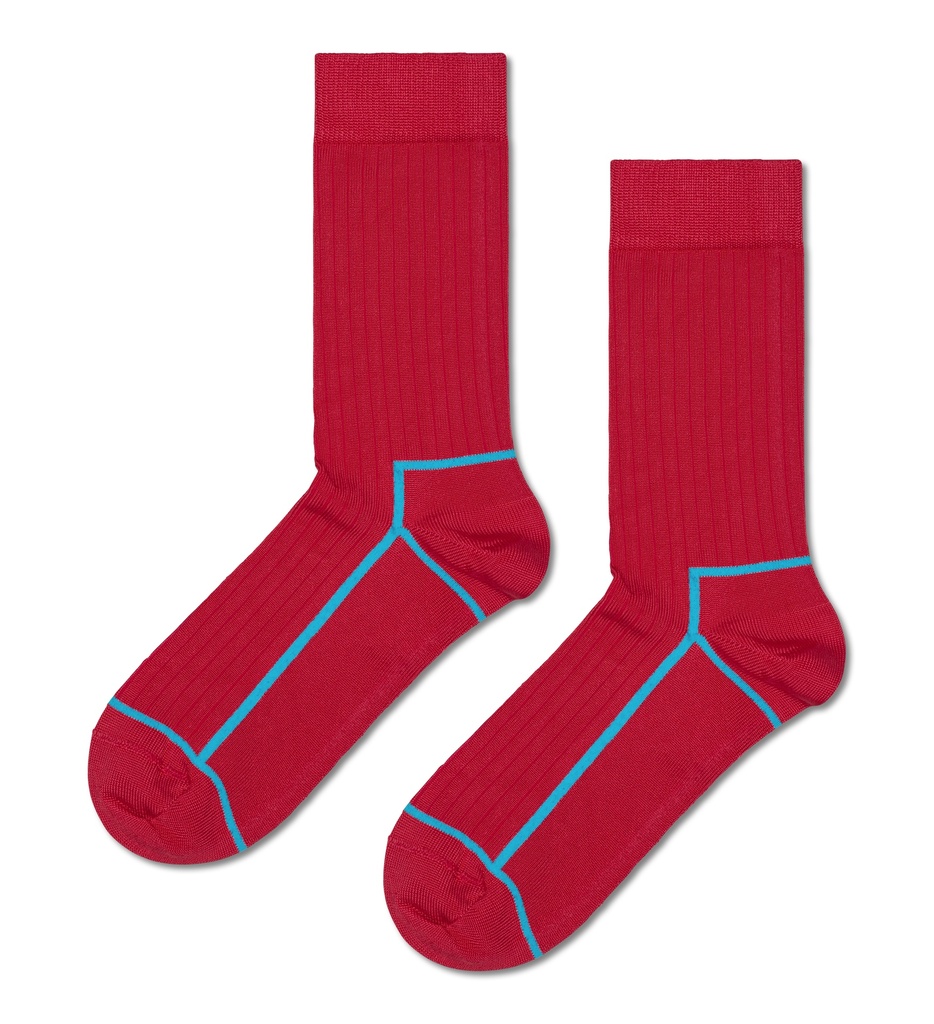 Contrast Stripe Sock