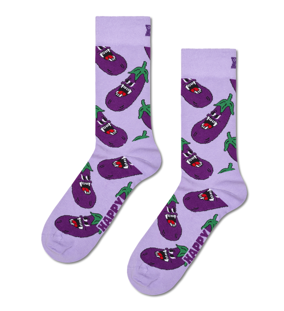 Angry Eggplant Sock