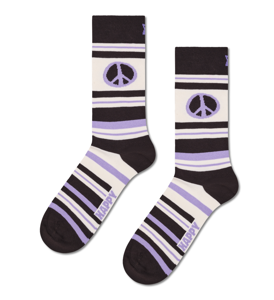 Peace Stripes Sock