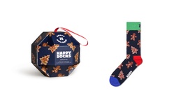 1-Pack Gingerbread Cookies Socks Gift Box