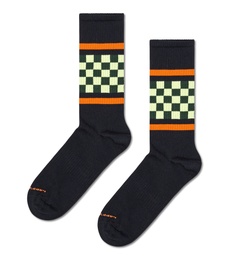 Checked Stripe Sneaker Sock