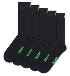 5-Pack Solid Socks