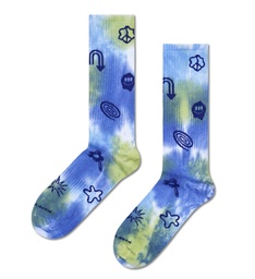 Hyper Tie-Dye Sneaker Sock