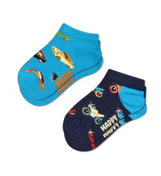 Kids 2-Pack Car Low Socks