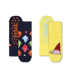 Kids 2-Pack Ice Cream Anti-Slip Socks