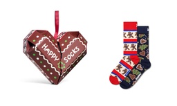 2-Pack Gingerbread Heart Socks Gift Set