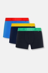 3-Pack Solid Mix Short Boxers